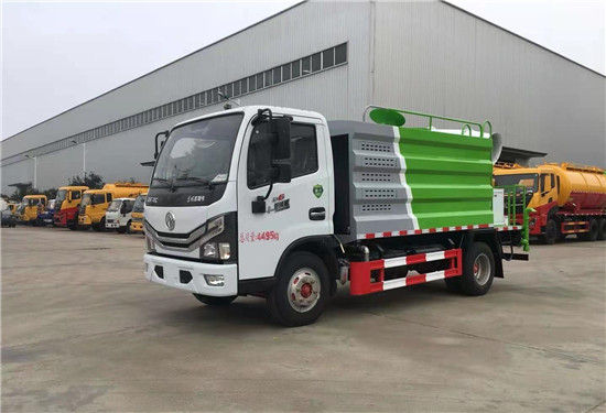 國六東風藍牌5方灑水抑塵車